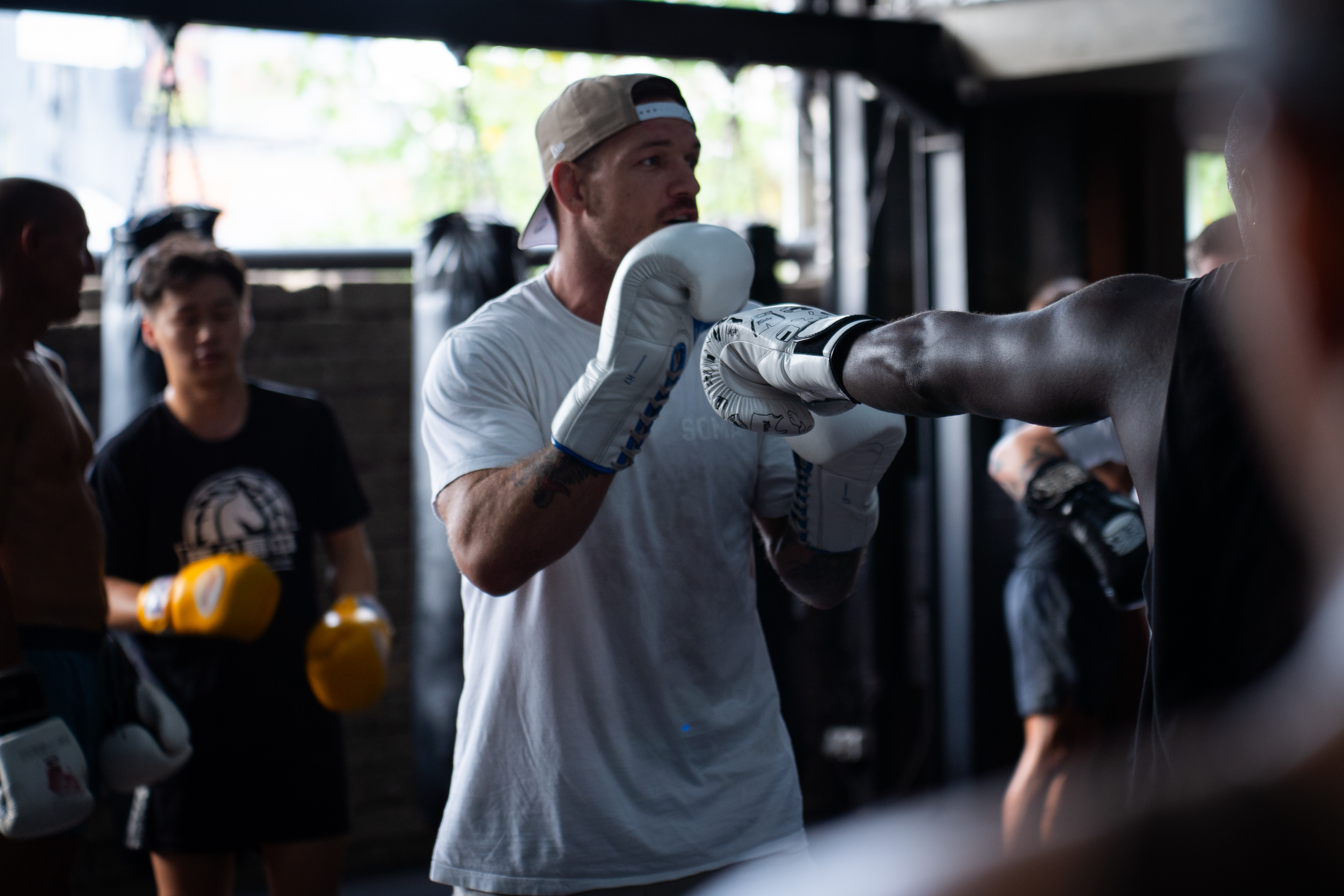 Boxing training in Bali with Luke Howard